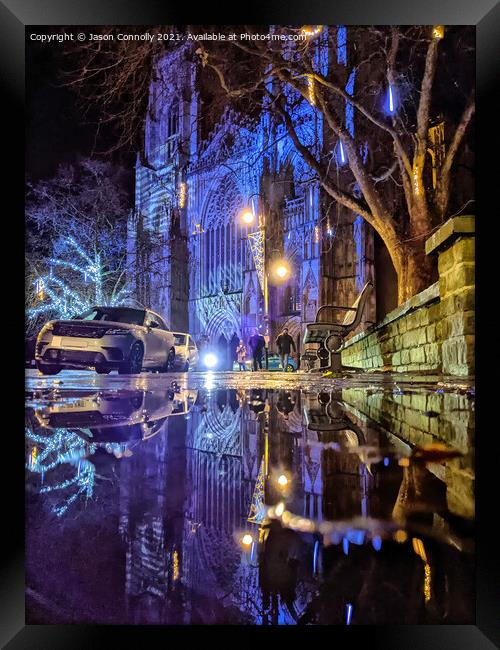 York Minster Reflections. Framed Print by Jason Connolly