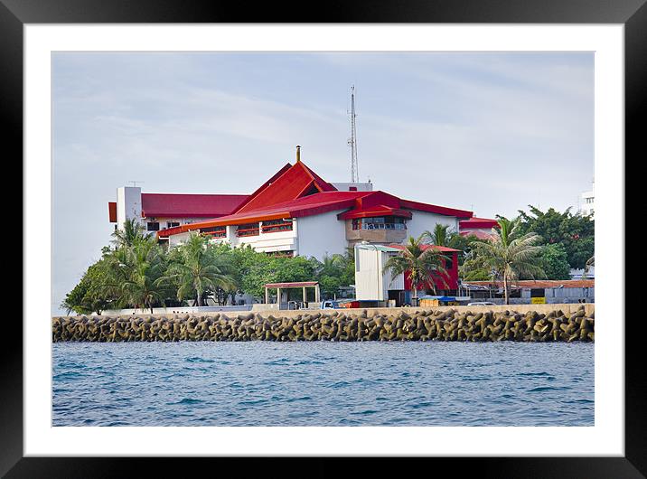 igmh hospital Framed Mounted Print by Hassan Najmy