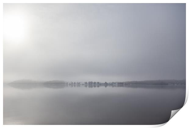 Misty Day Series - 3 of 23 Print by Gary Finnigan