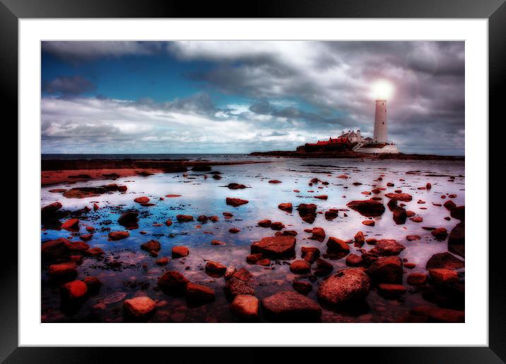 St Marys Lighthouse, Whitley Bay Framed Mounted Print by Toon Photography