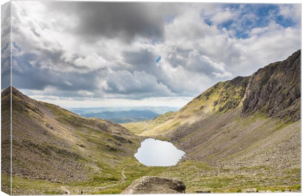 Goat's Water, Coniston Canvas Print by Gary Finnigan