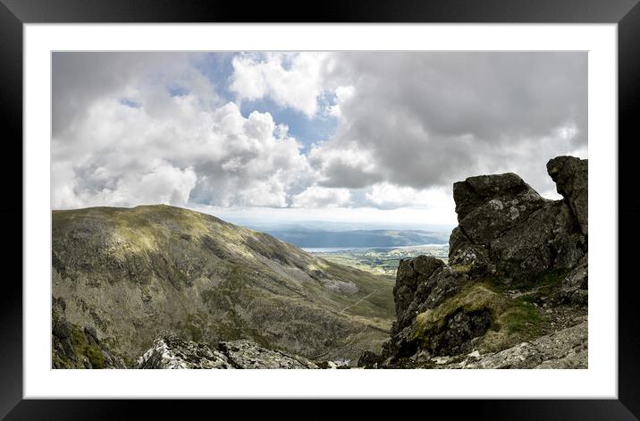 The Old Man of Coniston Framed Mounted Print by Gary Finnigan