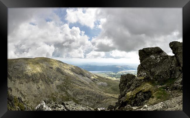 The Old Man of Coniston Framed Print by Gary Finnigan