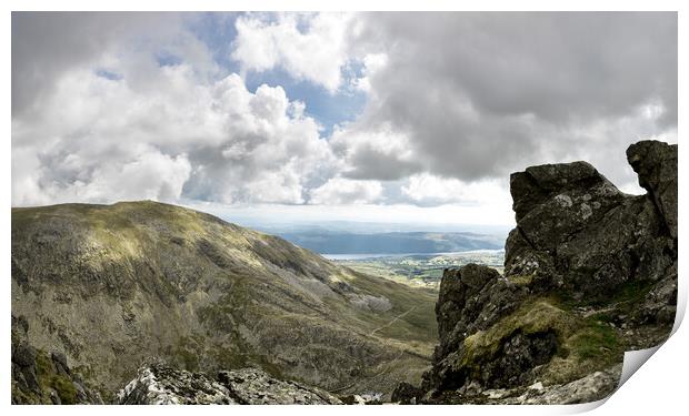 The Old Man of Coniston Print by Gary Finnigan