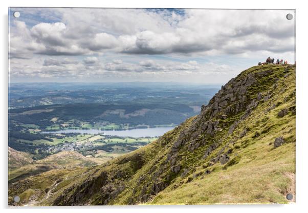 Coniston Acrylic by Gary Finnigan