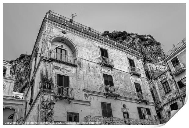 Old Building - Italy Print by Alessandro Ricardo Uva