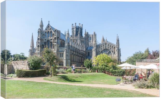 Ely Cathedral Canvas Print by Graham Custance