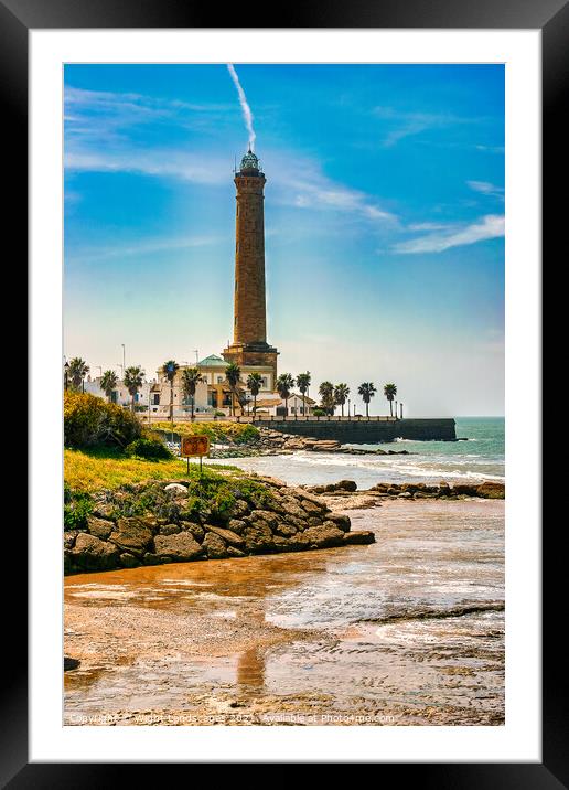 Faro de Chipiona Framed Mounted Print by Wight Landscapes