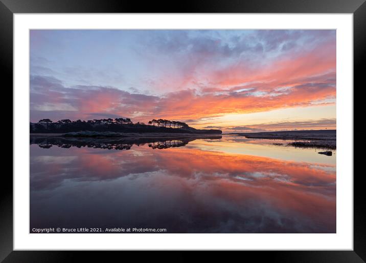 Dawn of a New Year Framed Mounted Print by Bruce Little