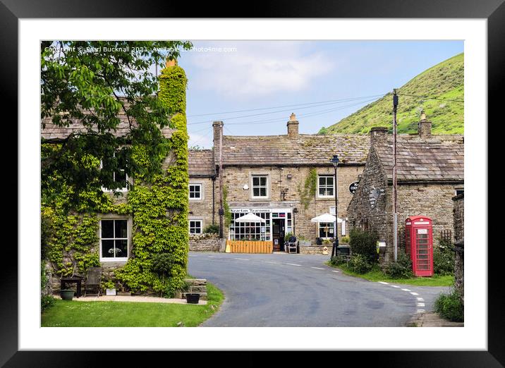 Thwaite Village Yorkshire Dales Framed Mounted Print by Pearl Bucknall