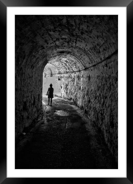 Tunnel Walk Framed Mounted Print by Scott Anderson
