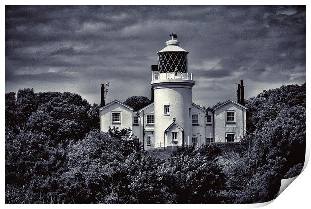 Lowestoft Lighthouse Print by Scott Anderson