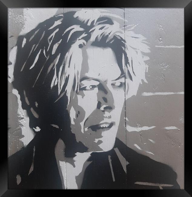 David Bowie Framed Print by John Kenny