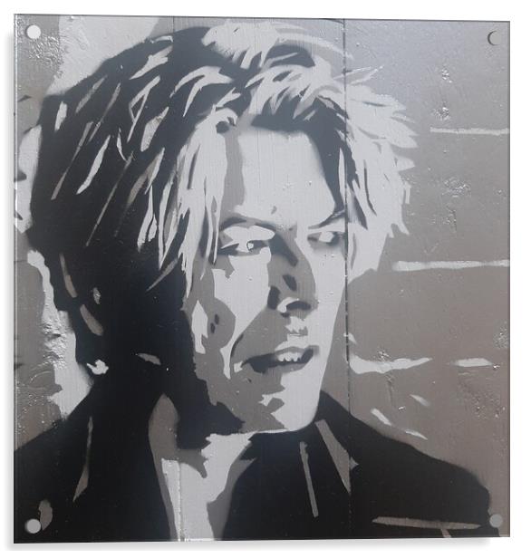 David Bowie Acrylic by John Kenny
