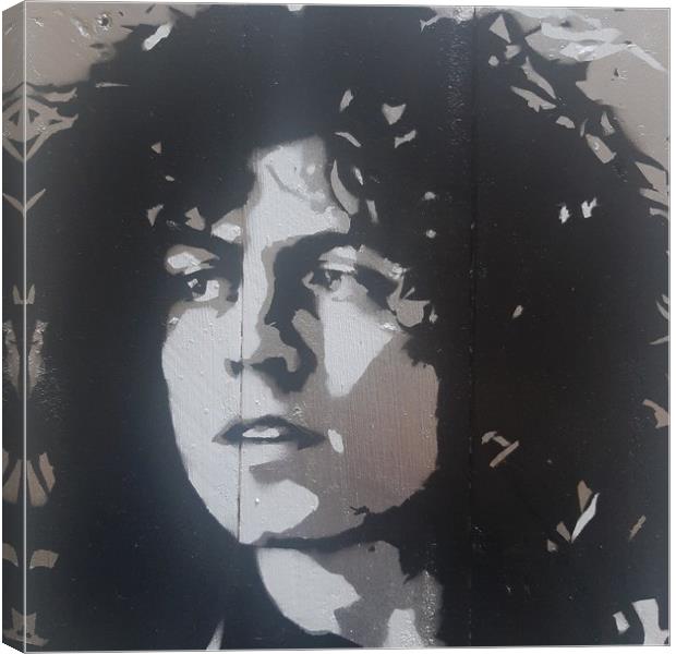 Marc Bolan art print Canvas Print by John Kenny