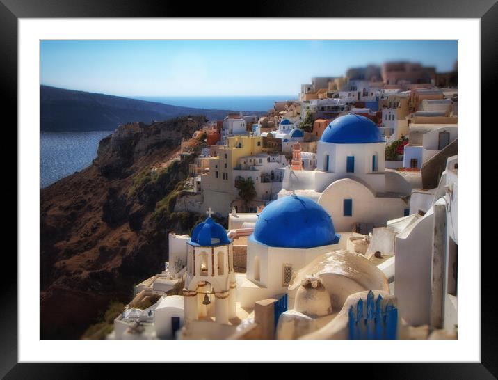 Oia, Santorini  Framed Mounted Print by Scott Anderson