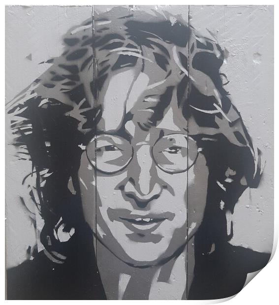John Lennon art print Print by John Kenny