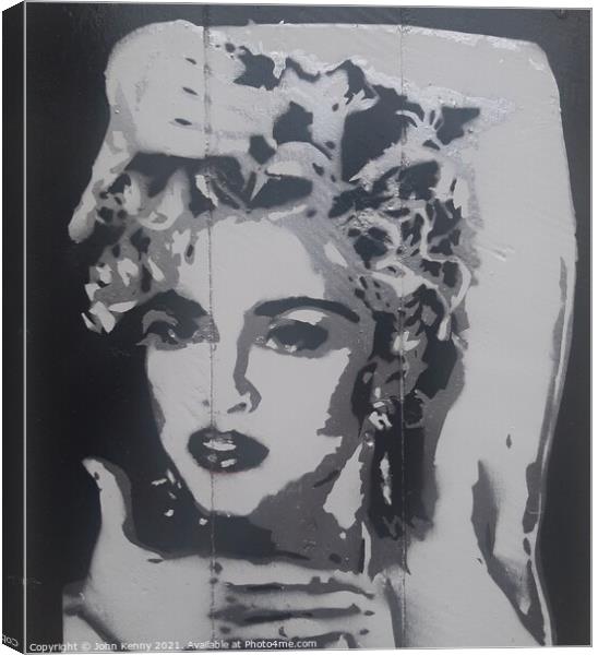 Madonna art Canvas Print by John Kenny