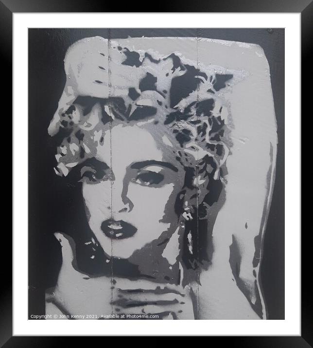 Madonna art Framed Mounted Print by John Kenny