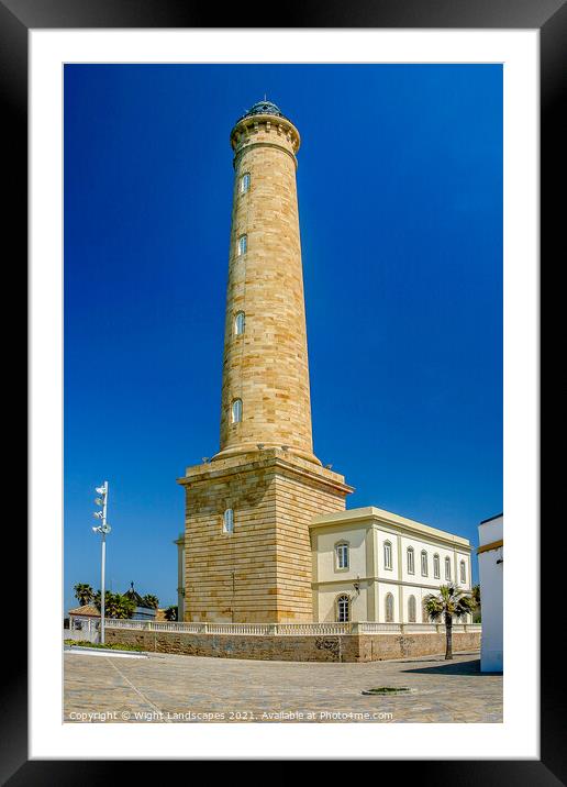 Faro de Chipiona Framed Mounted Print by Wight Landscapes