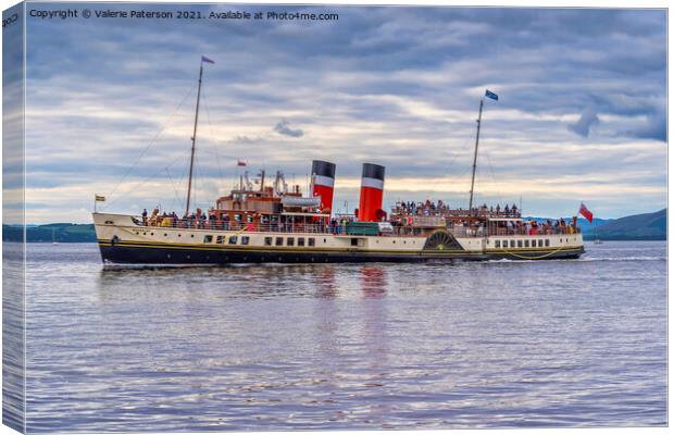 Waverley Paddle Steamer Canvas Print by Valerie Paterson