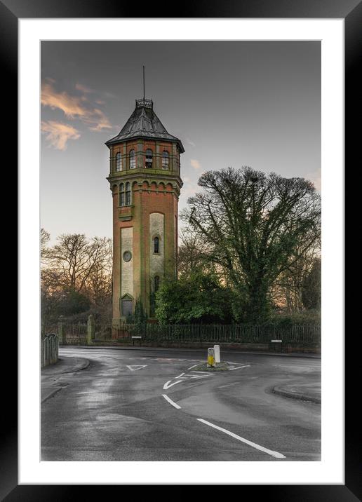 Gainsborough water tower Framed Mounted Print by Jason Thompson