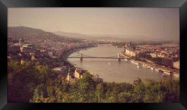Budapest view Framed Print by Scott Anderson