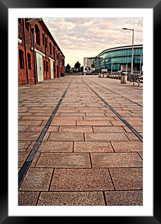 J Shed Swansea Waterfront Framed Mounted Print by Dan Davidson