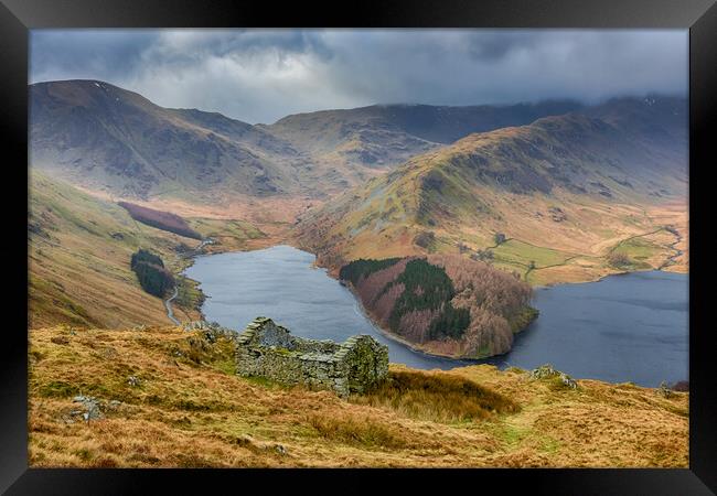 Haweswater in the Lake District Framed Print by Tony Keogh