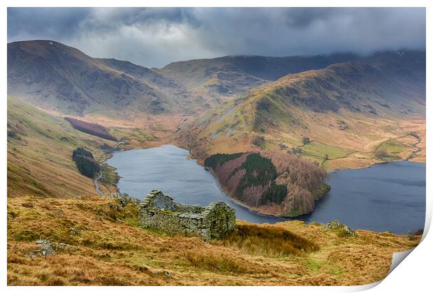 Haweswater in the Lake District Print by Tony Keogh