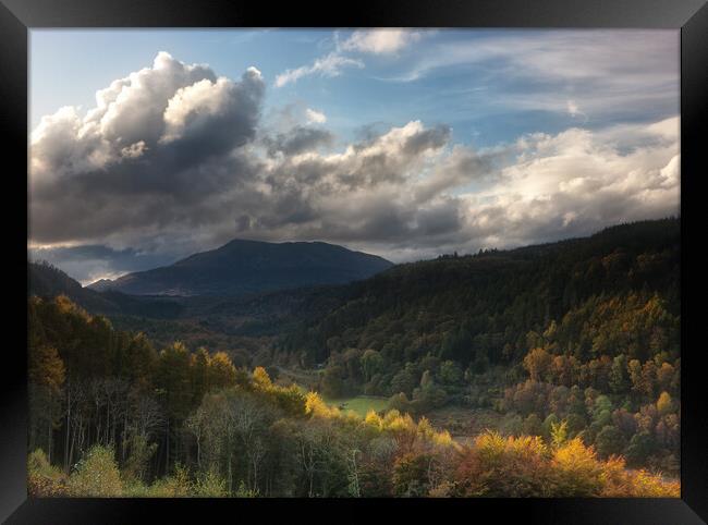 Lledr valley Framed Print by Rory Trappe