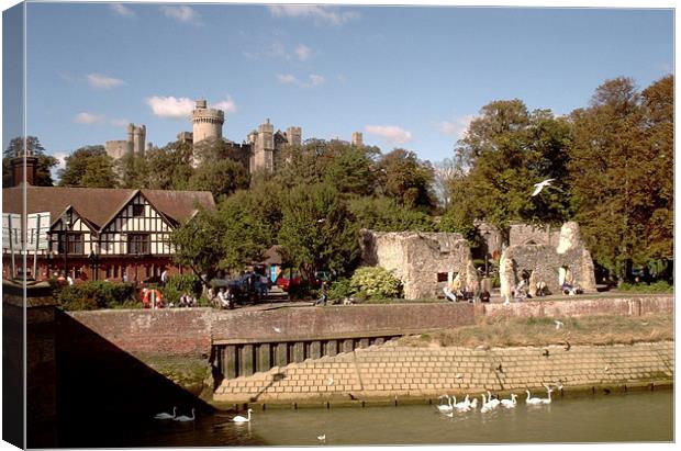 Arundel Castle Canvas Print by Mike Streeter