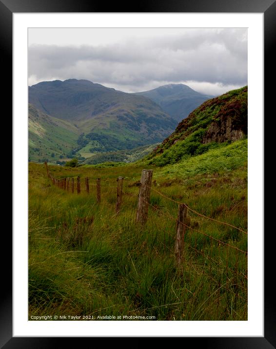 Outdoor mountain Framed Mounted Print by Nik Taylor