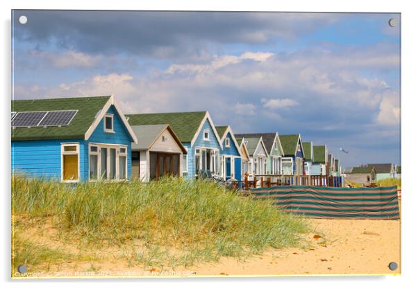 Cozy Coastal Charm Acrylic by Simon Marlow