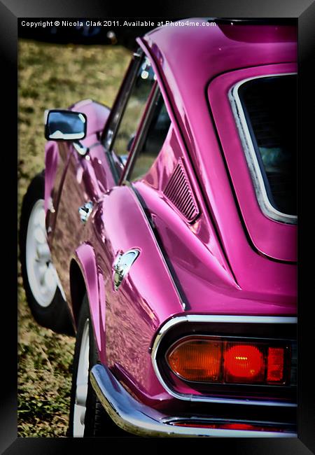 Triumph GT6 Framed Print by Nicola Clark