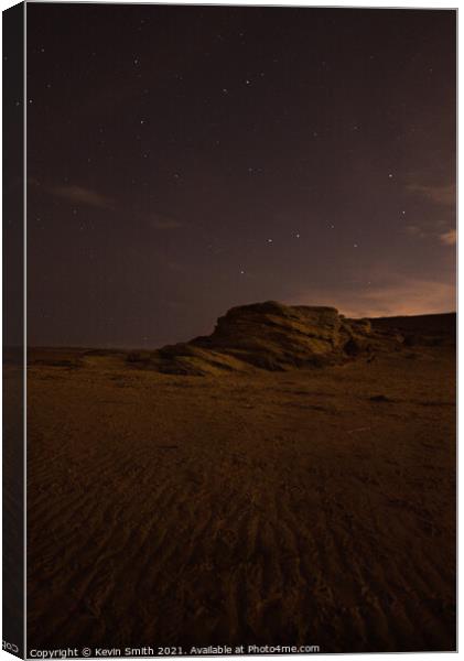 Red Rocks Hoylake  Canvas Print by Kevin Smith