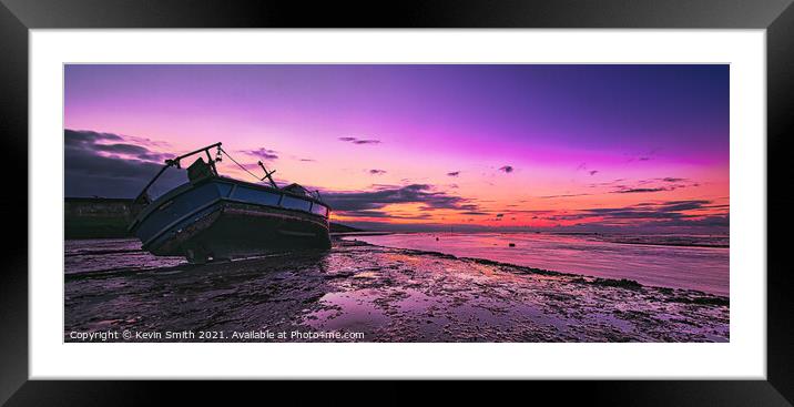 Womack Meols Sunset Framed Mounted Print by Kevin Smith