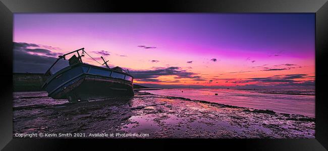 Womack Meols Sunset Framed Print by Kevin Smith