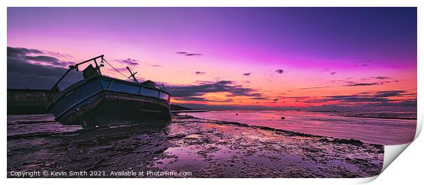 Womack Meols Sunset Print by Kevin Smith