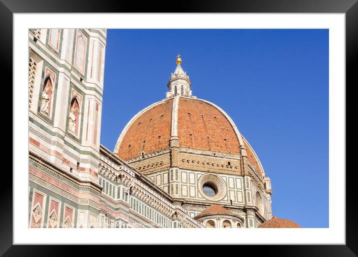 Brunelleschi's Dome - Florence Framed Mounted Print by Laszlo Konya