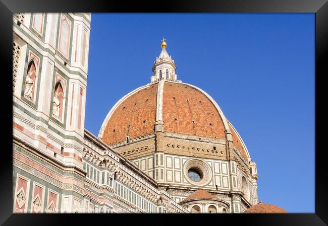 Brunelleschi's Dome - Florence Framed Print by Laszlo Konya