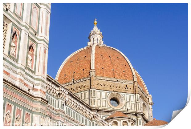 Brunelleschi's Dome - Florence Print by Laszlo Konya