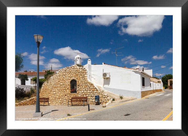 Cave house in Guadix Framed Mounted Print by Kevin Hellon