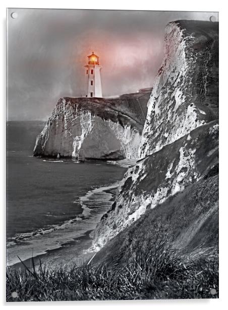 DURDLE DOOR LIGHTHOUSE!!! Acrylic by LG Wall Art