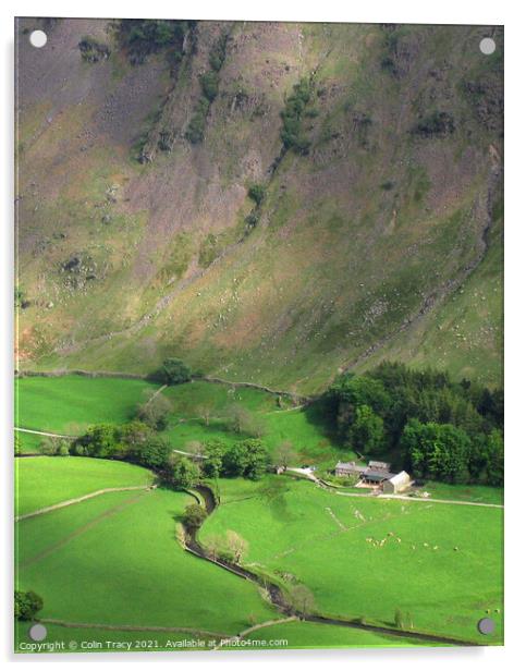 Grisedale, Lake District, UK Acrylic by Colin Tracy