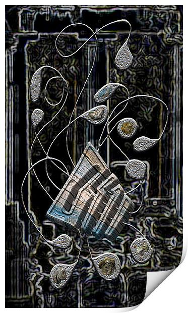 Gordian Harp Print by Mark Sellers