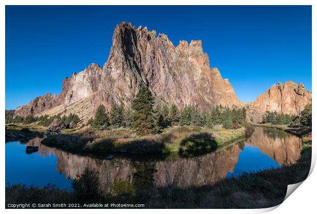 Smith Rock Crooked River Print by Sarah Smith