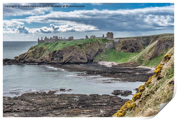 Dunnottar Castle  Print by Valerie Paterson