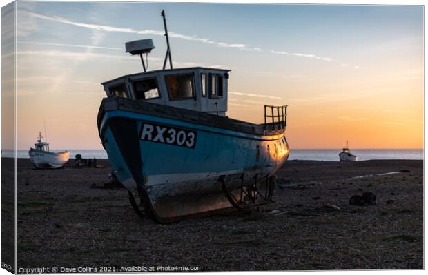 Dungeness Beach, Kent, England Canvas Print by Dave Collins