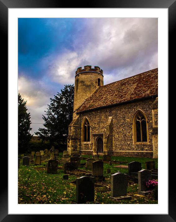 Building church Framed Mounted Print by Simon Hill
